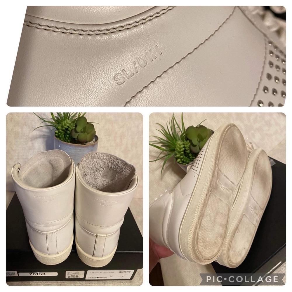 GUC Saint Laurent High-Top Sneaker Shoes - Picture 4 of 7